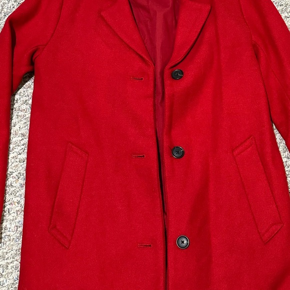 Abercrombie & Fitch Wool-Blend Dad Coat - Picture 5 of 8